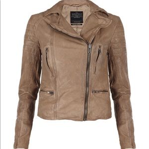 ALLSAINTS Hardy Leather Jacket Sz6